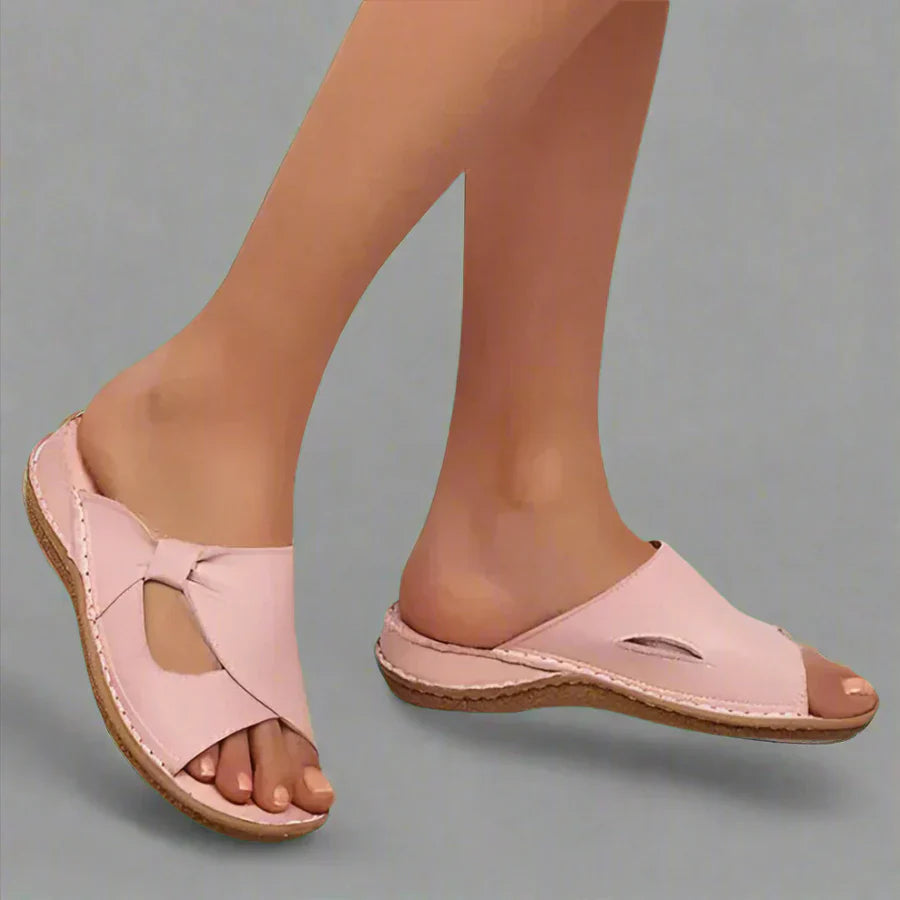 Yvonne | Premium Läder Ortopediska Sandaler