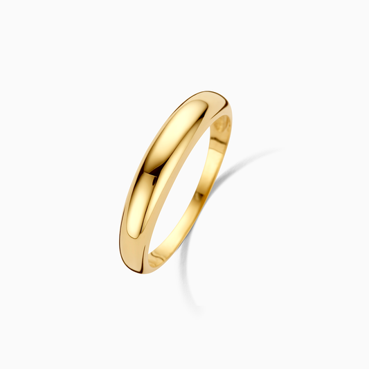 14k Guld Midi-Kuppelring