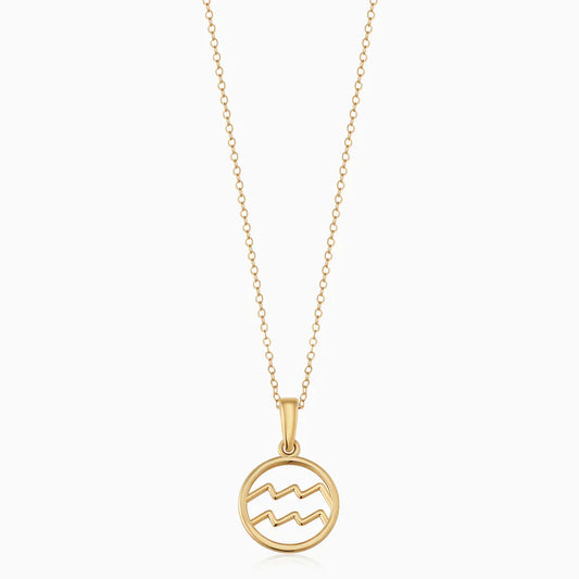 18K Guld Stjärntecken Halsband